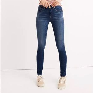 Madewell Taller 10" High-Rise Skinny Jeans in Hayes Wash